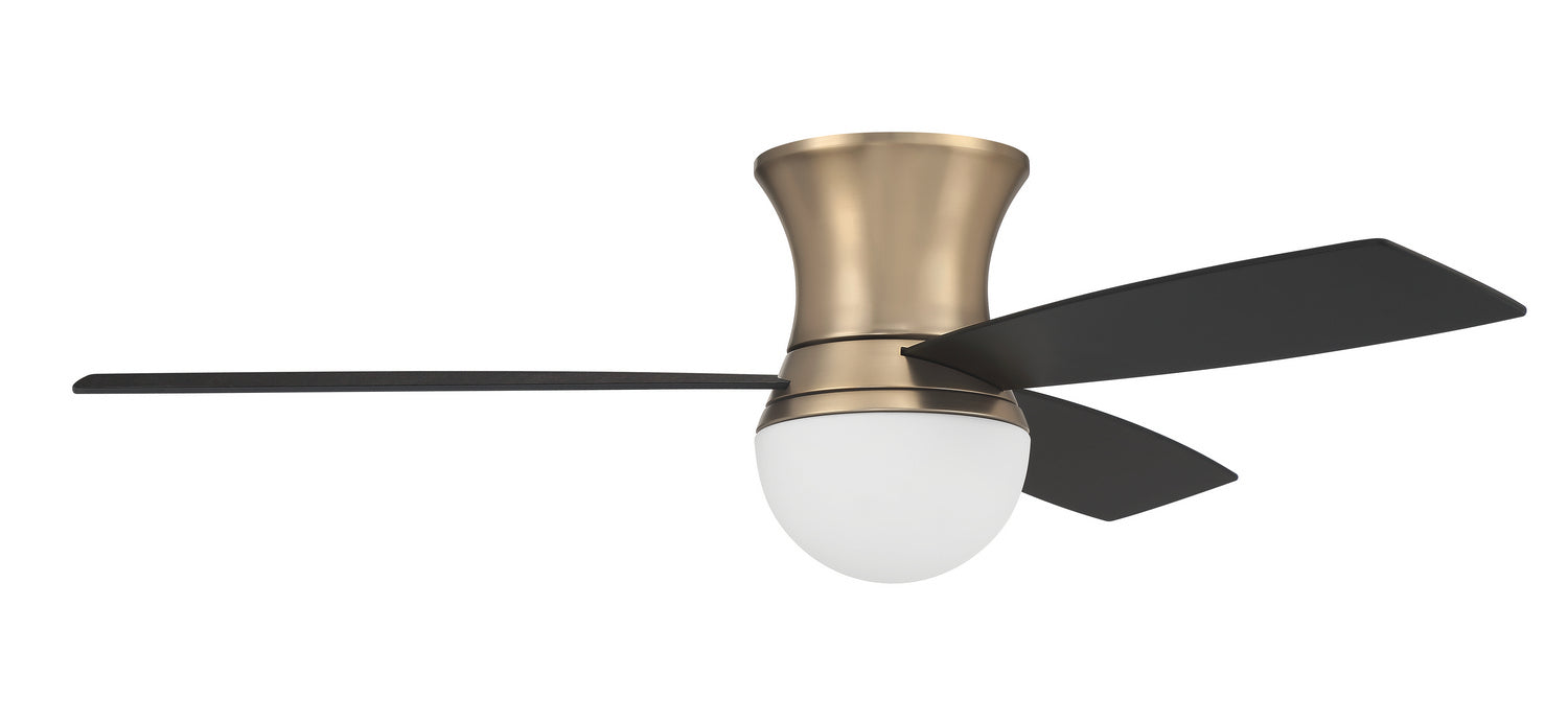 Daybreak 52" Ceiling Fan in Satin Brass