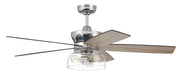 Gibson 52" Ceiling Fan in Polished Nickel