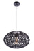 Natural Pendant One Light Pendant in Flat Black