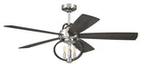 Reese 52" Ceiling Fan in Polished Nickel
