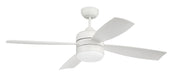 Sebastion 52" Ceiling Fan in White