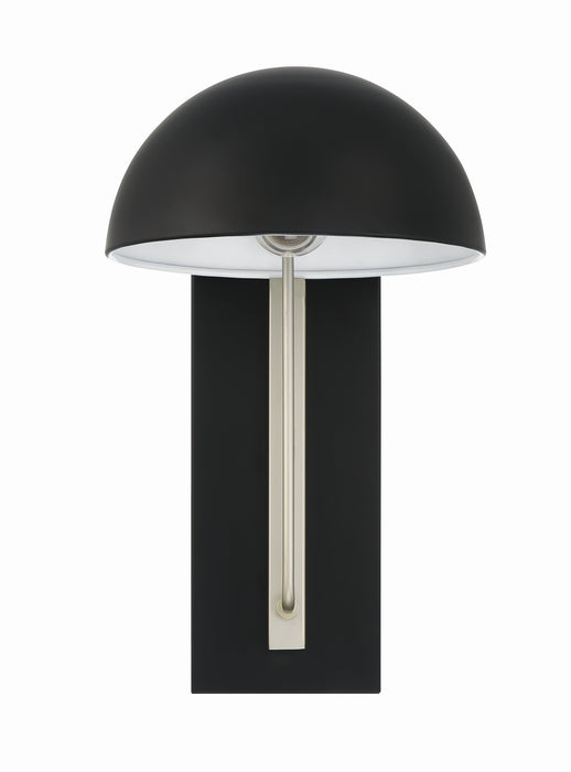 Kahn One Light Outdoor Lantern in Midnight / Satin Aluminum