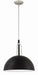 Kahn One Light Outdoor Pendant in Midnight / Satin Aluminum