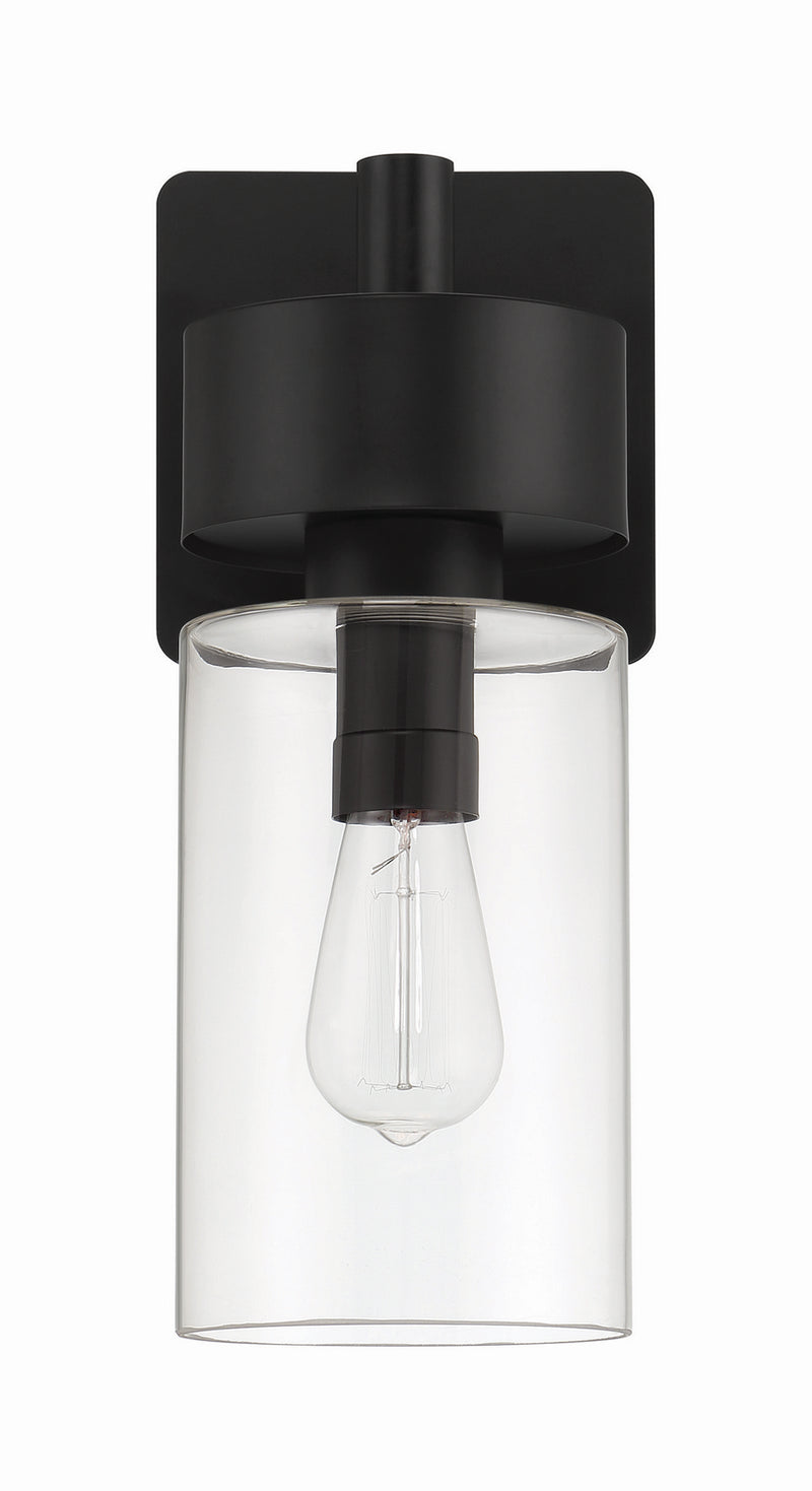 Bennet One Light Outdoor Lantern in Midnight