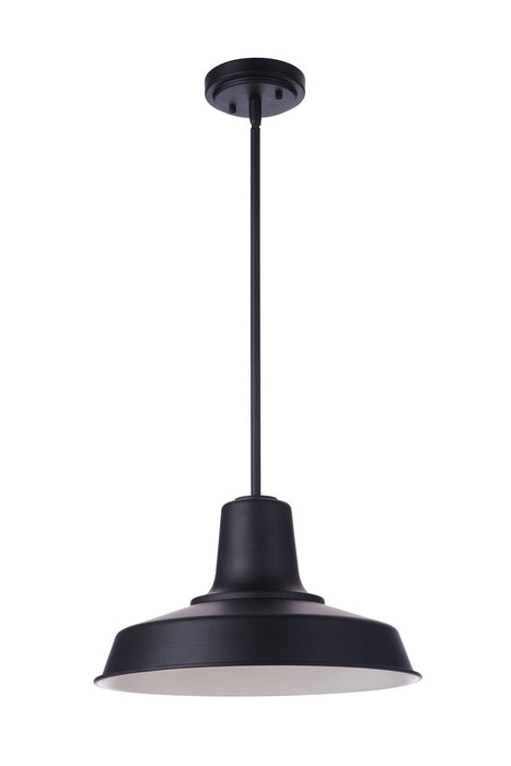 Briscoe One Light Outdoor Pendant in Midnight