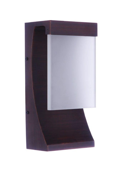 Vault LED Outdoor Wall Lantern in Aged Bronze Brushed