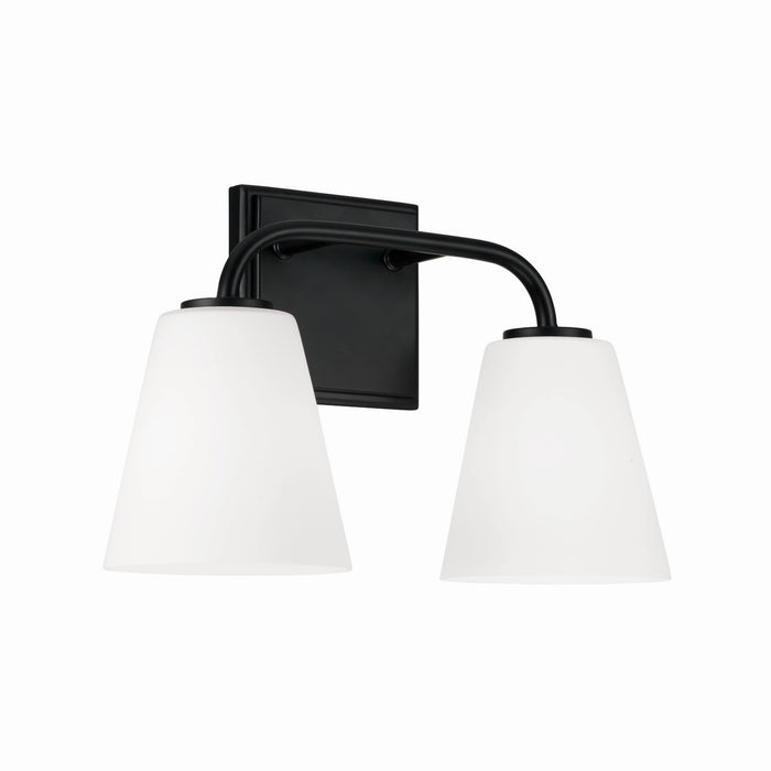 Brody Two Light Vanity in Matte Black