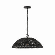 Naomi One Light Pendant in Matte Black