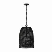 Naomi One Light Pendant in Matte Black