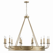 Nole 12 Light Chandelier in Mystic Luster