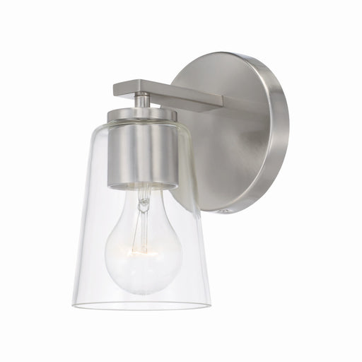 Portman One Light Wall Sconce in Brushed Nickel