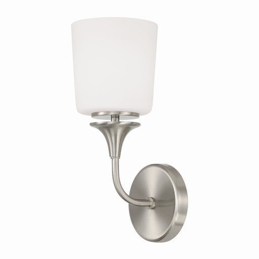 Presley One Light Wall Sconce in Brushed Nickel
