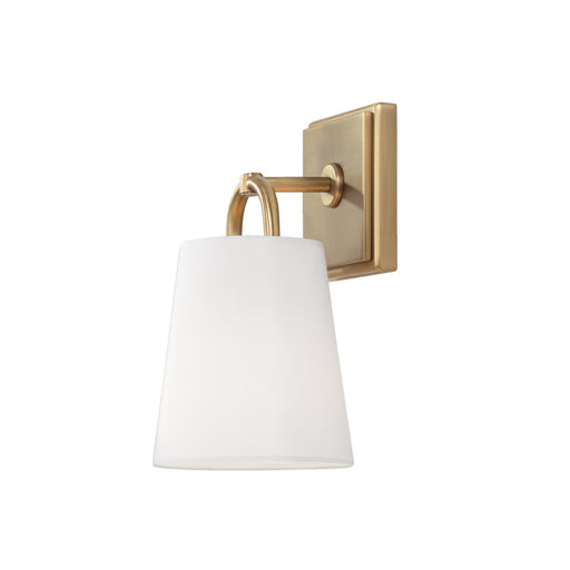 Brody One Light Wall Sconce in Aged Brass