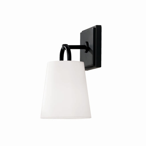 Brody One Light Wall Sconce in Matte Black