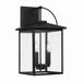 Bryson Three Light Outdoor Wall Lantern in Black