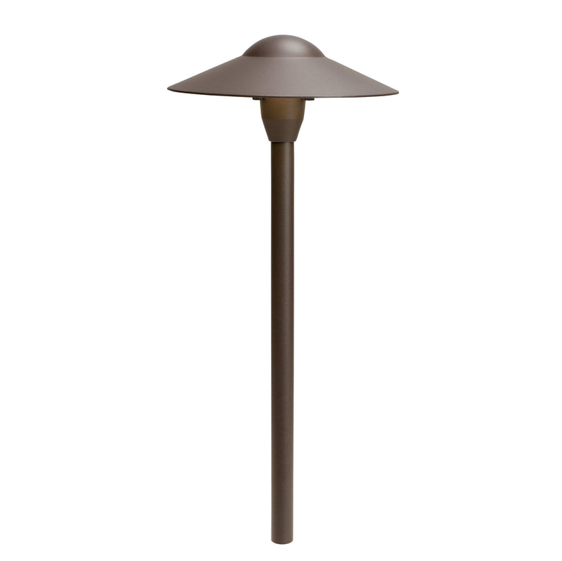 Path & Spread 1-Light 12V in Textured Architectural Bronze