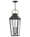 Dawson LED Hanging Lantern in Black