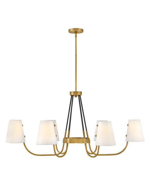 Aston LED Linear Pendant in Heritage Brass
