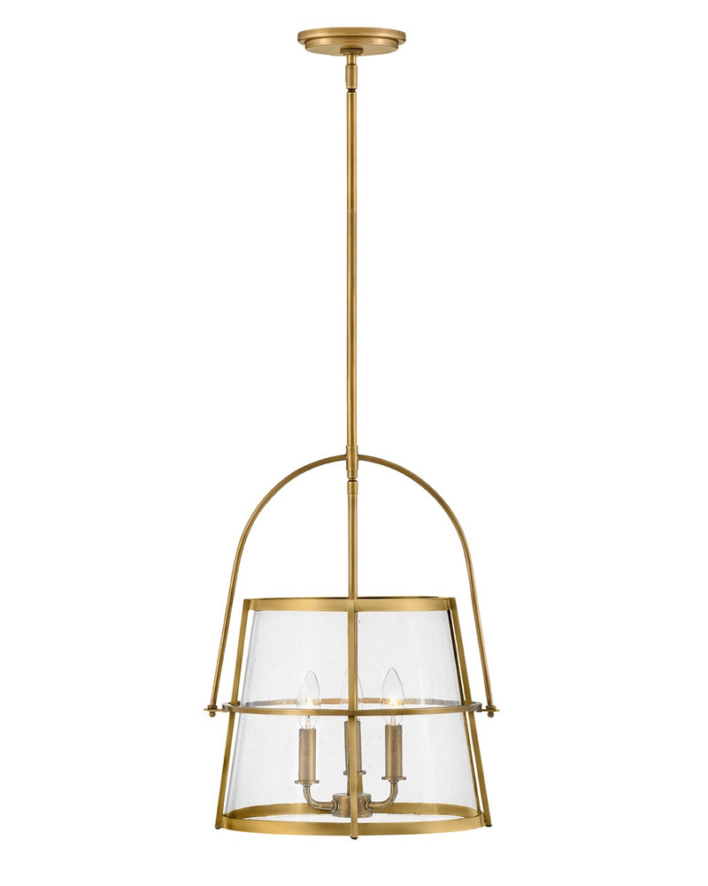 Tournon LED Pendant in Heritage Brass