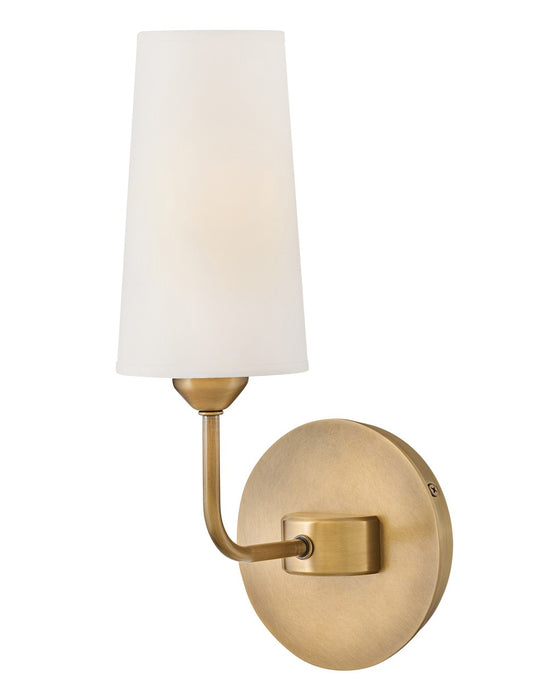 Lewis LED Wall Sconce in Heritage Brass