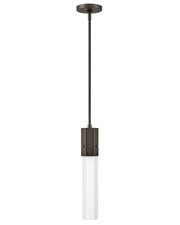 Facet LED Pendant in Black Oxide