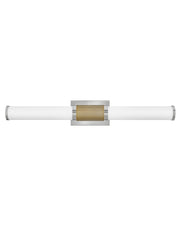 Zevi LED Vanity in Polished Nickel