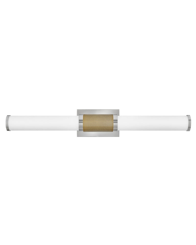 Zevi LED Vanity in Polished Nickel