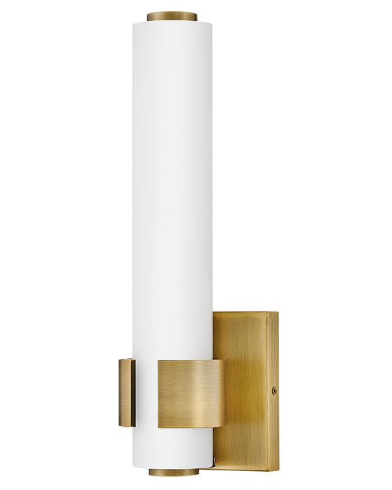 Aiden LED Wall Sconce in Lacquered Brass