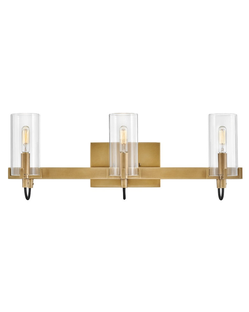 Ryden LED Vanity in Heritage Brass