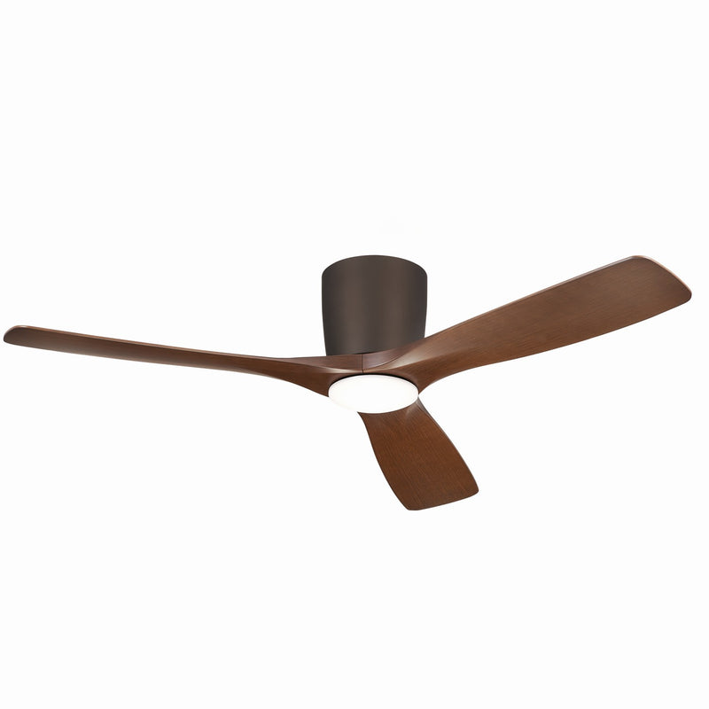 Volos 54``Ceiling Fan in Satin Natural Bronze