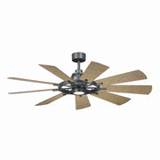 Gentry 60``Ceiling Fan in Anvil Iron