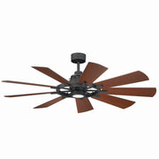 Gentry 60``Ceiling Fan in Distressed Black