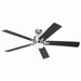 Lucian Elite XL 60``Ceiling Fan in Polished Nickel