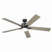 Lucian Elite XL 60``Ceiling Fan in Satin Black