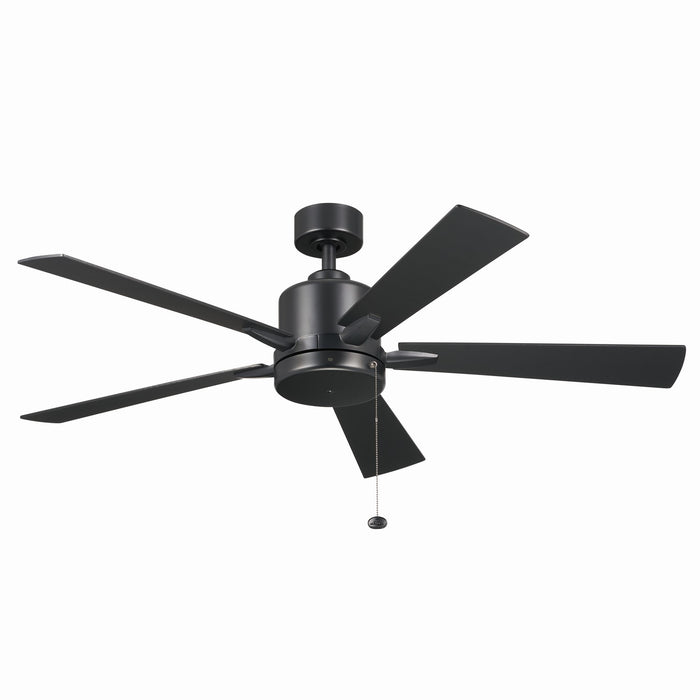 Lucian II 52``Ceiling Fan in Satin Black