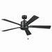 Lucian II 52``Ceiling Fan in Satin Black