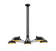 Bellamy Five Light Pendant in Matte Black by Z-Lite Lighting