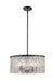 Glacier Five Light Pendant in Matte Black by Z-Lite Lighting