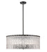 Glacier Ten Light Pendant in Matte Black by Z-Lite Lighting