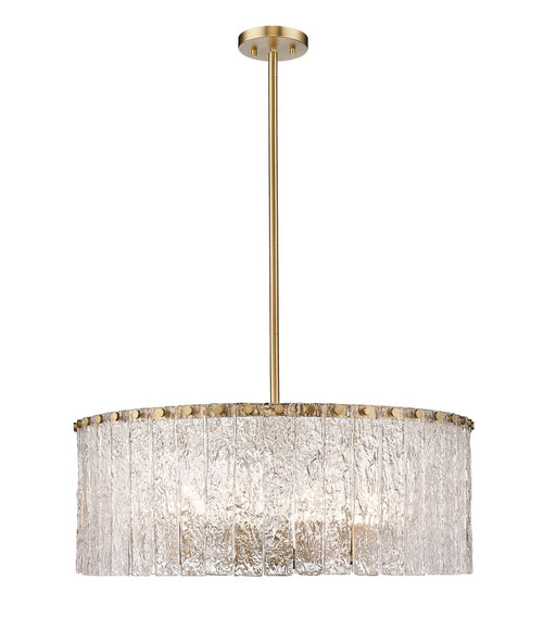 Glacier Ten Light Pendant in Modern Gold by Z-Lite Lighting