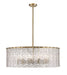 Glacier 12 Light Pendant in Modern Gold by Z-Lite Lighting