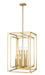 Easton 12 Light Chandelier in Rubbed Brass by Z-Lite Lighting