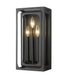 Easton Three Light Wall Sconce in Matte Black by Z-Lite Lighting