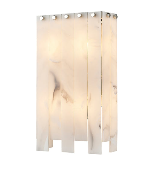 Viviana Four Light Wall Sconce in Polished Nickel by Z-Lite Lighting