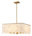 Viviana Eight Light Pendant in Rubbed Brass by Z-Lite Lighting