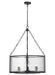 Barrington Six Light Pendant in Matte Black by Z-Lite Lighting