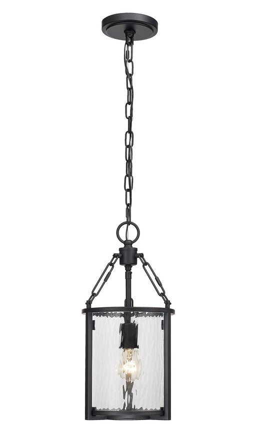 Barrington One Light Pendant in Matte Black by Z-Lite Lighting