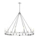 Barclay 12 Light Chandelier in Polished Nickel by Z-Lite Lighting