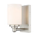 Soledad One Light Wall Sconce in Brushed Nickel by Z-Lite Lighting