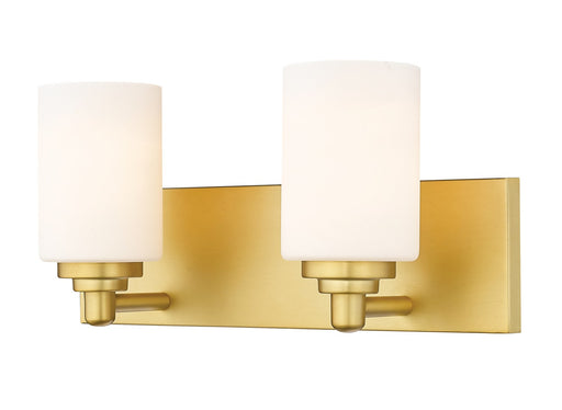 Soledad Two Light Vanity in Brushed Gold by Z-Lite Lighting